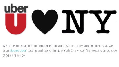 Uber NYC Launch