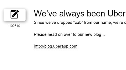 UberCab changes name to Uber